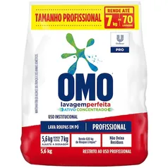 Sabão em Pó Omo Profissional Lavagem Perfeita - 5,6kg