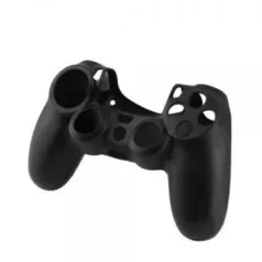 Case Capa De Silicone Para Controle Dualshock 4 Playstation 4 Ps4 Preto - R$1,02