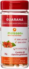 Guaraná 500Mg 60 Cápsulas, Meissen | R$9