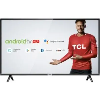 [R$976 AME] Smart TV TCL 43" Android TV | 12x S/Juros