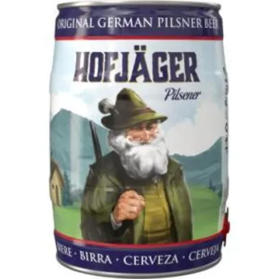 Cerveja Hofjäger Pilsener Barril 5L - R$89,90