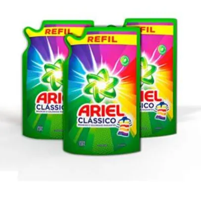 [Prime] Kit Sabão Líquido Ariel Clássico, , total 5,4 L R$ 40