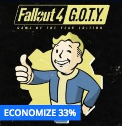 Fallout 4 Complete (goty) Edition - PS4 - R$ 90