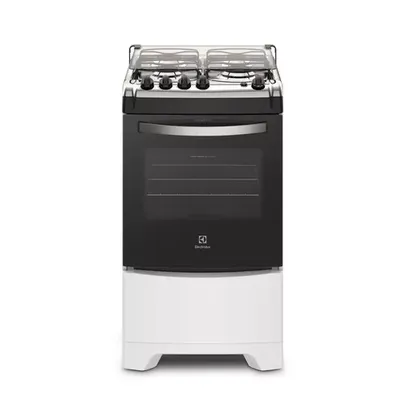 Fogão de Piso Electrolux 4 Bocas Automático e Vidro Interno Removível Branco 52LBU