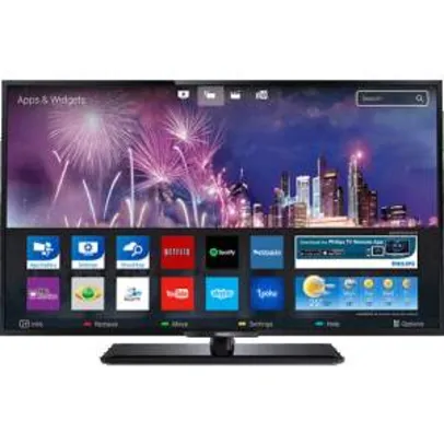 Saindo por R$ 1027: [Loja do Tempo(Shoptime)] Smart TV LED 43'' Philips 43PFG5100 por R$1027 | Pelando