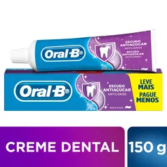 [Levar 3 unid] Creme Dental Oralb Escudo Antiacucar 150g