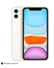 [Prime] iPhone 11 Apple (64GB) Branco, Tela de 6,1", 4G e Câmera de 12 MP