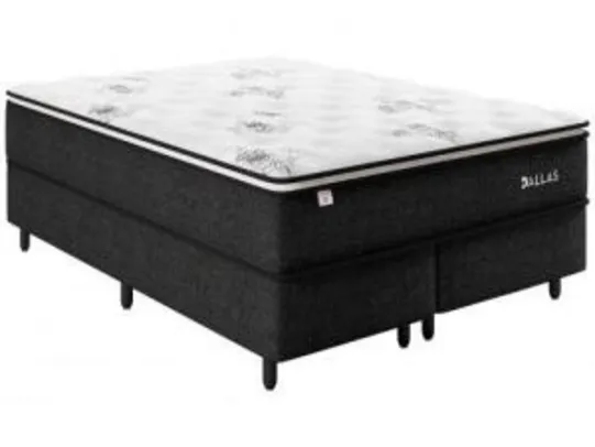 Cama Box Queen (Box + Colchão) Plumatex - Mola Ensacada R$ 950