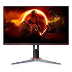 Monitor Gamer AOC 27 2K QHD, 155hz, 1ms, HDMI e DisplayPort, FreeSync Premium, 121.5% sRGB, VESA - Q27G2