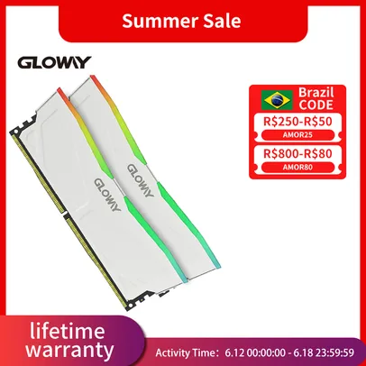 Memória Ram Gloway RGB 2x8GB 3200mhz