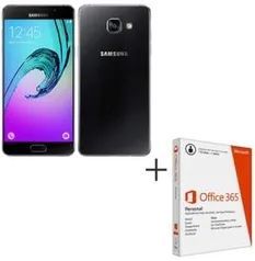 [Fast Shop] Samsung Galaxy A5 2016 16GB Duos Preto + Microsoft Office 365 Personal 1 ano de Assinatura - R$1.333