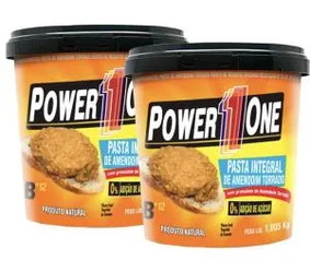 Combo Pasta de Amendoim Integral Crocante Power One (1kg Cada) R$17 [Ou R$15 pagando com AME]