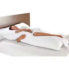 Travesseiro de Corpo King Gigante Seu Aliado Para Dormir Casa Dona