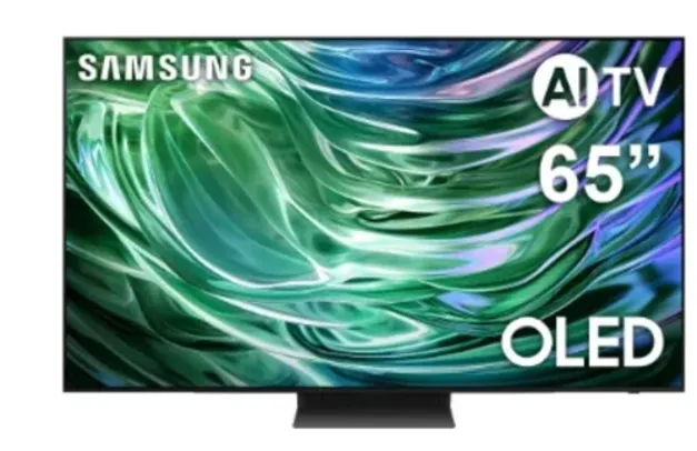 Smart TV 65" OLED 4K Samsung QN65S90DAEXZD Mini LED com Design LaserSlim, A,I Energy Mode Dolby Atmos®, Alexa Built in e Painel até 144hz