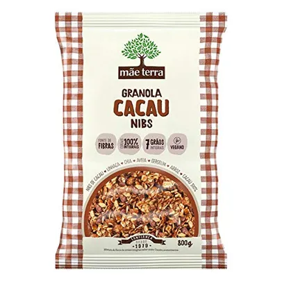 [3 x 800G] Granola Cacau Nibs Mãe Terra