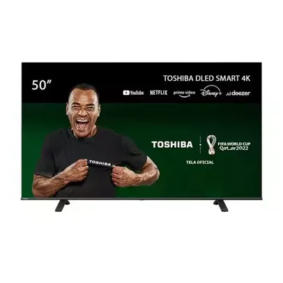 [AME R$1.595,43] Smart TV DLED 50'' 4K Toshiba