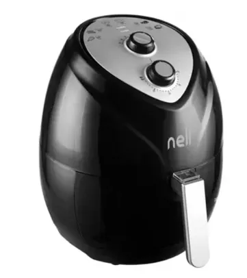 Fritadeira Elétrica sem Óleo/Air Fryer Nell Fit - Preto 3,2L com Timer