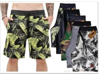 Kit 5 Shorts Bermudas Moletinho Polo Marine | R$ 110