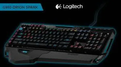 Teclado Gamer Mecânico Logitech Orion Spark G910 RGB Preto - R$ 474