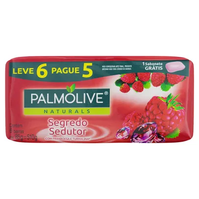 (Regional) Sabonete em Barra Palmolive Naturals, Framboesa e Turmalina, 510g