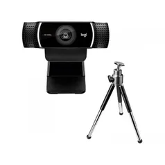 Webcam Full HD Logitech Pro Stream C922 - com Microfone | R$450