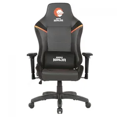 Cadeira Gamer Ninja Edição Especial Madara, Reclinável, 4D, Preto e Laranja