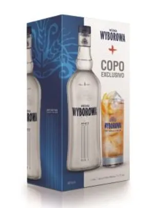 Vodka Polonesa Wyborowa - 1L + 1 Copo Exclusivo - R$40