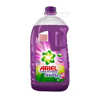 Sabão Líquido Ariel Cores Radiantes Toque de Downy 3L