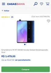 Mi 9T 64GB - versão global