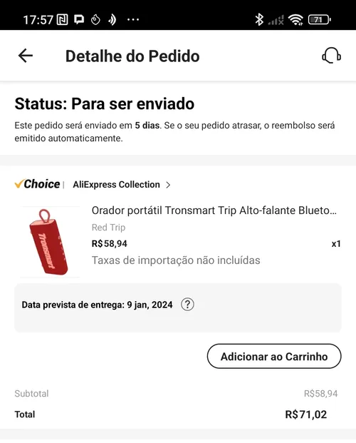 Imagen na descrição da promoção