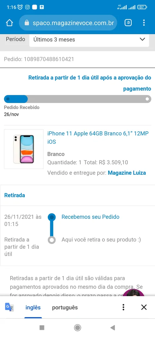 Imagen na descrição da promoção