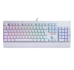 [AME 282,23] Teclado Redragon Kala Lunar Branco Switch blue | R$288