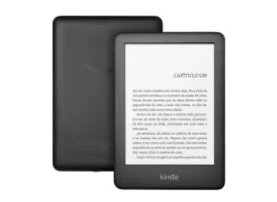 [Cartão Luiza] Kindle 10ª Geração Tela 6” 8GB Wi-Fi Luz Embutida - Preto