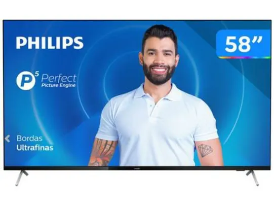 [MAGALUPAY] Smart TV 4K D-LED 58” Philips | R$ 2700