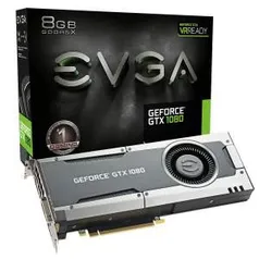 Placa de Vídeo EVGA Geforce GTX 1080 8GB GDDR5X 256Bit