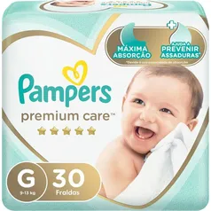 Fralda Pampers Premium Care G 30 Unidades