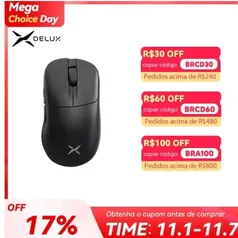 [Taxas Inclusas] [GPay] Delux-M500PRO Mouse sem fio para jogos