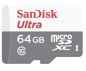 [PRIME] Cartão de Memória Sandisk Ultra Microsdxc 64GB com adaptador | R$59