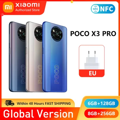 Xiaomi POCO X3 PRO 128GB | R$ 1242