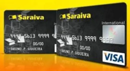 Cartão Saraiva Visa Internacional (Zero Anuidade)