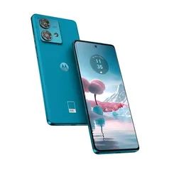 Smartphone Motorola Edge 40 Neo 5G 256GB Azul Marinho 8GB RAM Tela 6,6&#34; C&#226;m. Traseira 50+13MP Frontal 32MP