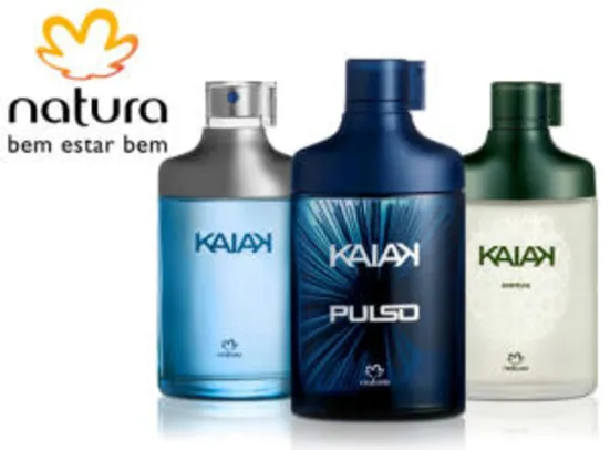 Desodorante Colônia Kaiak, Kaiak Pulso e Kaiak Aventura - 100ml - Natura | R$61