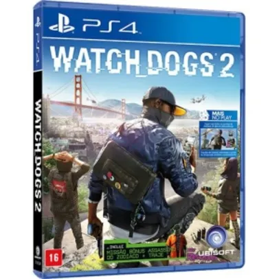 [Cartão Sub] Game Watch Dogs 2 - PS4 por R$ 100