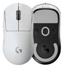 Mouse para jogo sem fio recarregável Logitech  Pro Series Pro X Superlight branco