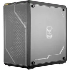 Gabinete Gamer Cooler Master Masterbox Q300L TUF, Mini Tower, com FAN, Lateral em Acrílico - MCB-Q300L-KANN-TUF | R$309