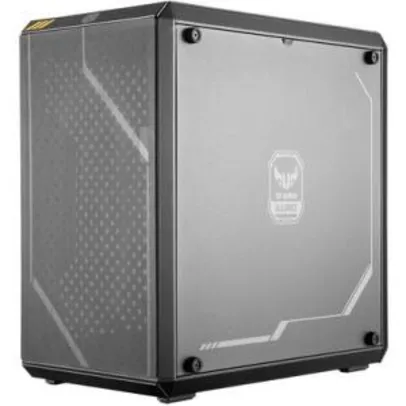 Gabinete Gamer Cooler Master Masterbox Q300L TUF, Mini Tower, com FAN, Lateral em Acrílico - MCB-Q300L-KANN-TUF | R$309