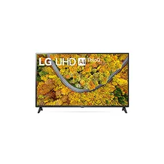 2021 Smart TV LG 43" 4K UHD 43UP7500 WiFi Bluetooth HDR ThinQAI compatível com Inteligência Artificial