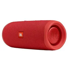 Caixa de Som Portátil JBL Flip 5 com Bluetooth, À Prova D'água - Vermelho | R$530