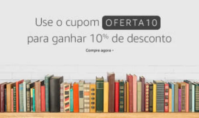 10% OFF em livros selecionados na Amazon | Pelando