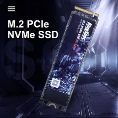 SSD 128GB M2 KINGSPEC - Mais velocidade para seu PC ou Notebook.